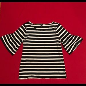 Talbots Short Bell Sleeve Top